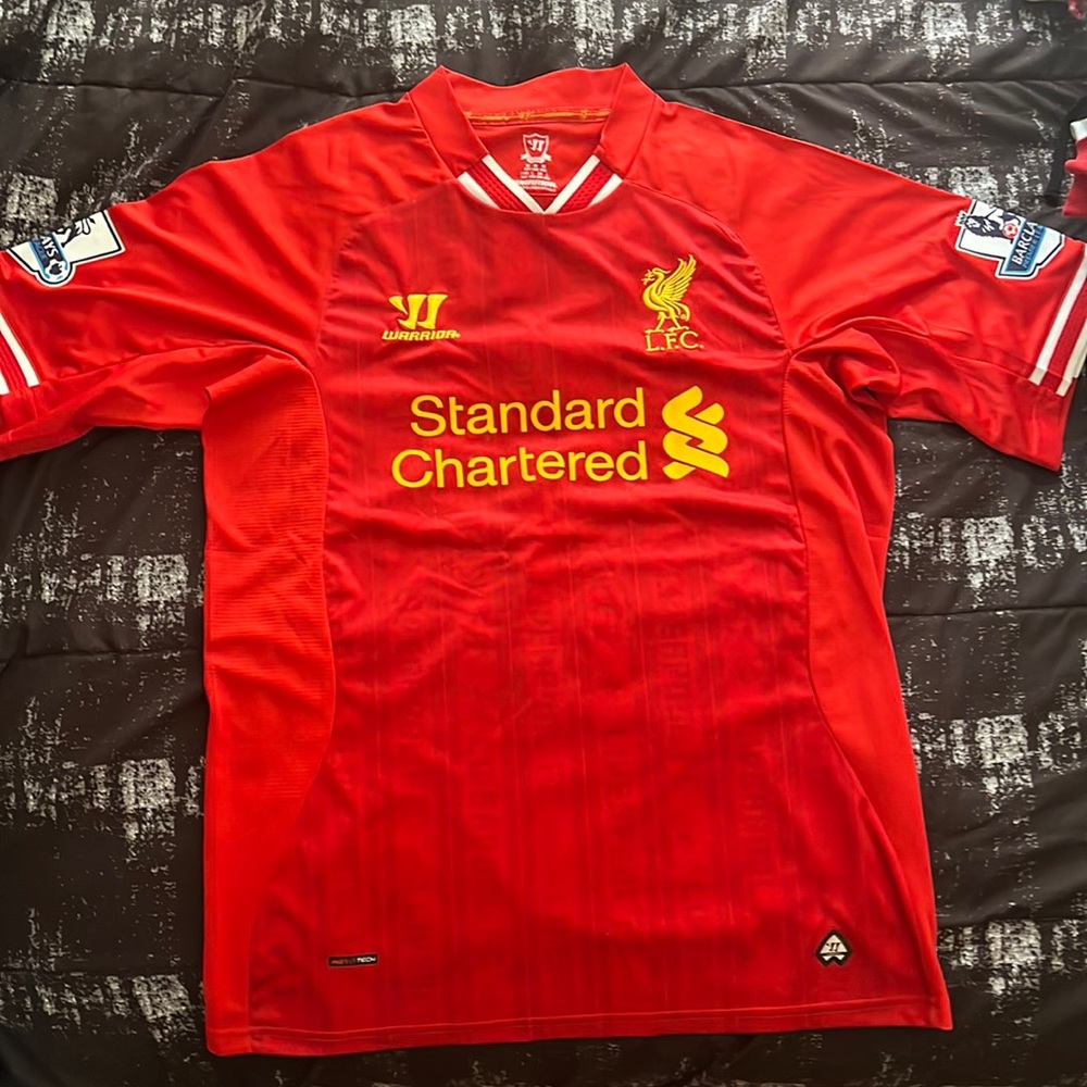 Liverpool football club Suarez jersey